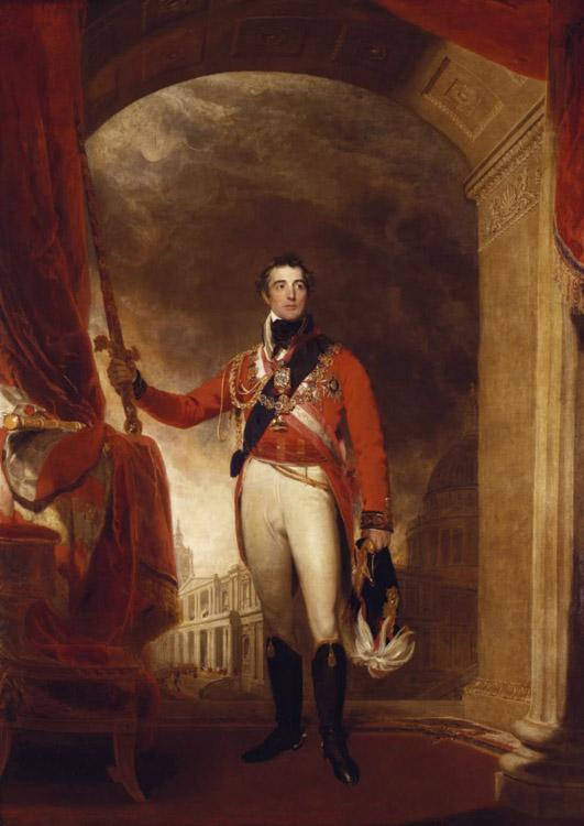 Sir Thomas Lawrence Arthur Wellesley,First Duke of Wellington (mk25) oil painting image
